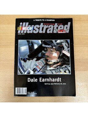 Nascar Illustrated A Tribute To Champion Dale Earnhardt Magazine Black Paper